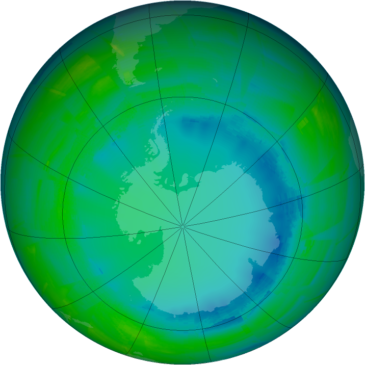 Ozone Map 2009-08-04